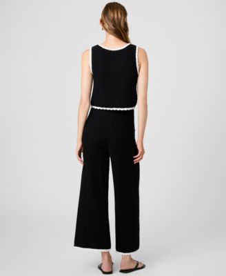 Women's Sleeveless Scoop Neck Cotton Top