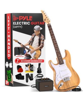 39.2'' ST Style Left-Handed Electric Guitar Kit with 5W Amplifier - High Gloss