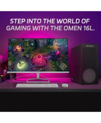 Omen 16L Tower Desktop AMD Ryzen 7 64GB RAM NVIDIA GeForce RTX 5060 2TB SSD + 2TB SSD Storage Windows 11 Pro