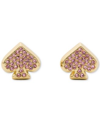 Cubic Zirconia Pave Stud Earrings