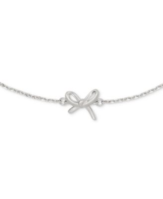 Gold Plated Girlie Pearlie Mini Bow Bracelet