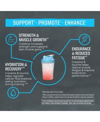 Creatine Monohydrate Powder Taurine Supplement, 5g Creatine Monohydrate 1g Taurine per Serving