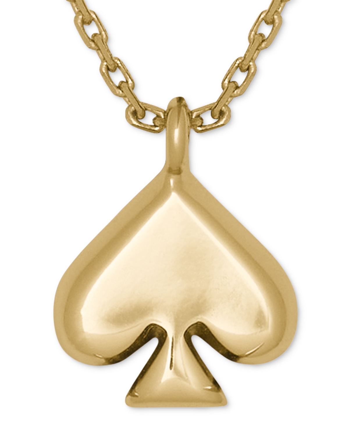 kate Spade new york Gold-Tone Brass Enamel Mini Pendant Necklace