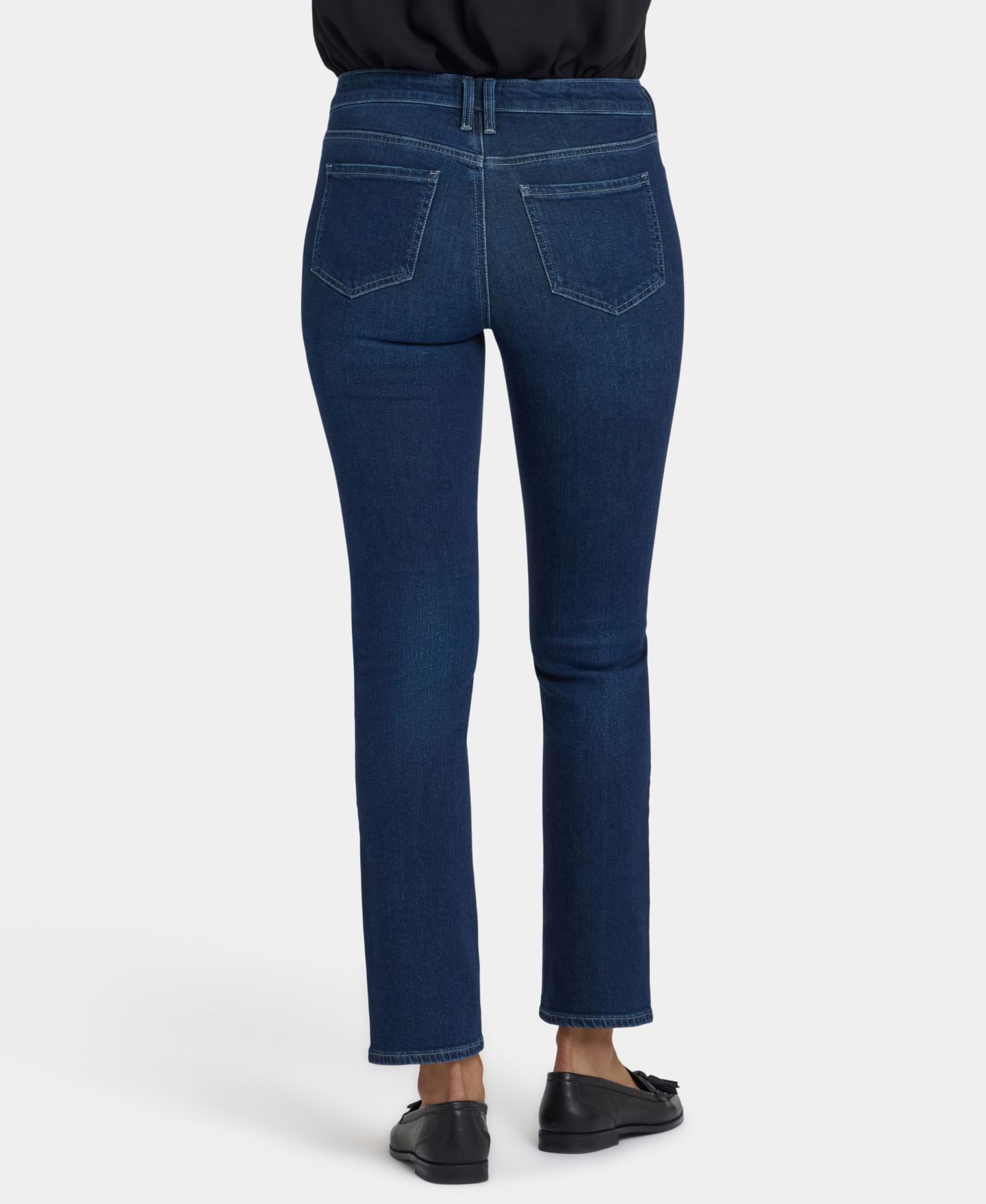 Женские джинсы NYDJ Petite Sheri Slim with Welt Utility Pockets, цвет: Чернильный — фото 5