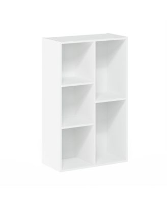 5 Cube Storage Bookshelf Kids Toy Organizer Horizontal Vertical, White