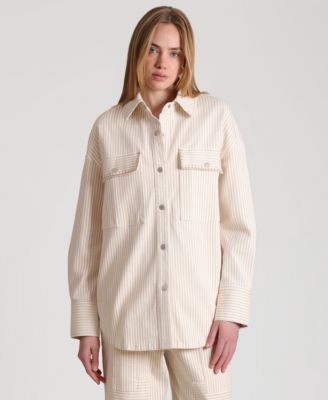 Women's Collared Oversized Shirt
