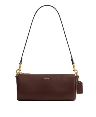 Barrel Small Leather Slim Shoulder Bag