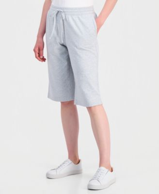 Women's Mid Rise Sweatpant Bermuda Shorts
