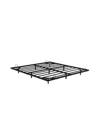 Floating Metal Bed Frame With LED Lights Stable Noise Free No Box Spring