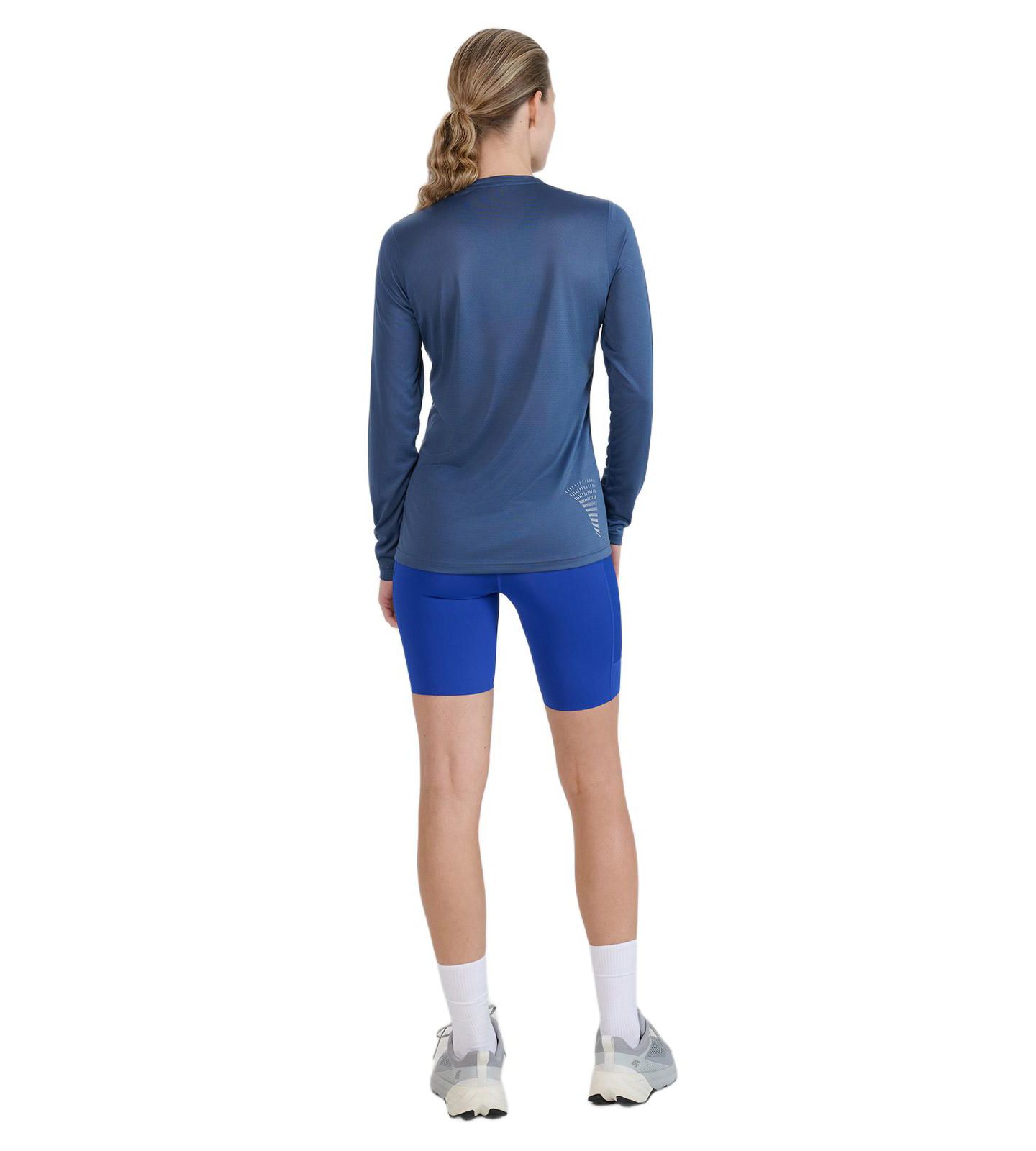 Женские леггинсы 4F Quick-Drying Cycling Short, цвет: Кобальтовый — фото 3