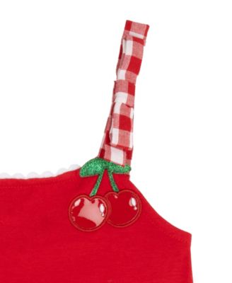 Baby Girls' Jersey Knit Top and Bubble Shorts, 2-Piece Set