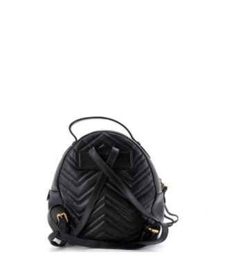 Small GG Marmont Backpack Matelasse Leather