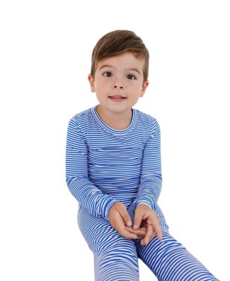Baby Boys Cobalt Stripe Pajama Set