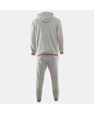 Men's Cotton Knit Hooded Sweat Jacket & Joggers