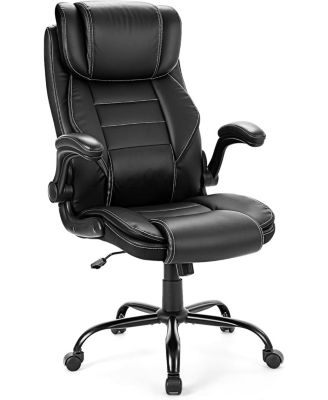 Big and Tall Executive Office Chair 400lbs for Heavy People,Ergonomic Computer Desk Chair with Lumbar Support and Adjustable Headrest