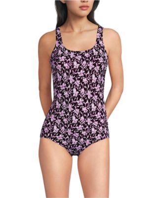 Women's Tugless Low Leg One Piece Swimsuit