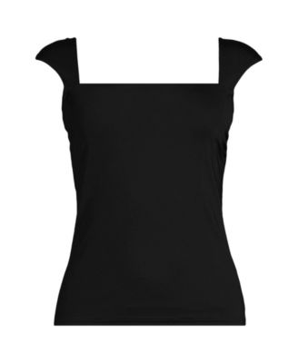 Women's DD-Cup Square Neck Underwire Tankini Top
