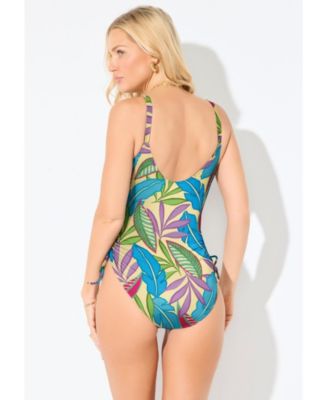 Women's Adjustable Underwire One Piece Swimsuit