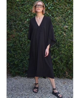 Women's Ocean+Main Cotton Midi Caftan
