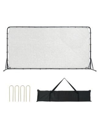 12 x 6 Ft Soccer Rebounder Net with Carry Bag