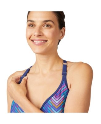 Women's Macrame Back Tankini Top