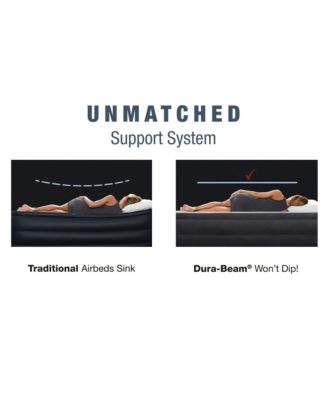 Dura Beam Ultra Plush Headboard Airbed w/Built In Pump, Queen (2 Pack)