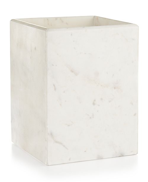 Hotel Collection CLOSEOUT! Marble Wastebasket, Created for Macy's
