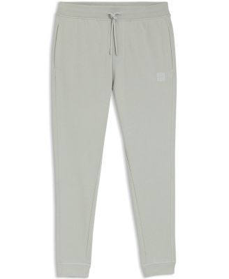 BOSS By Men's Cotton-Terry Logo Patch Tracksuit Bottoms