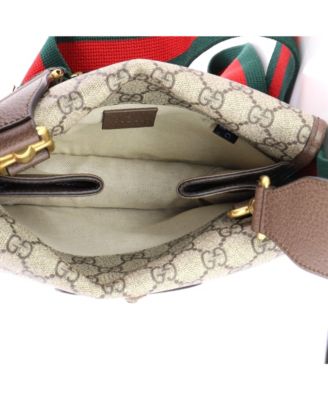 Small Neo Vintage Flap Messenger GG Coated Canvas