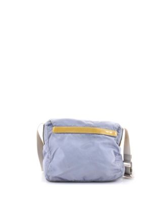 Small Buckle Messenger Bag Tessuto