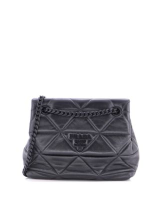 Small Spectrum Flap Bag Quilted Nappa Leather