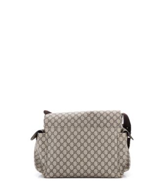 Diaper Bag GG Coated Canvas