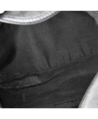 Medium Double Belt Flap Messenger GG Canvas with Perforated Leather