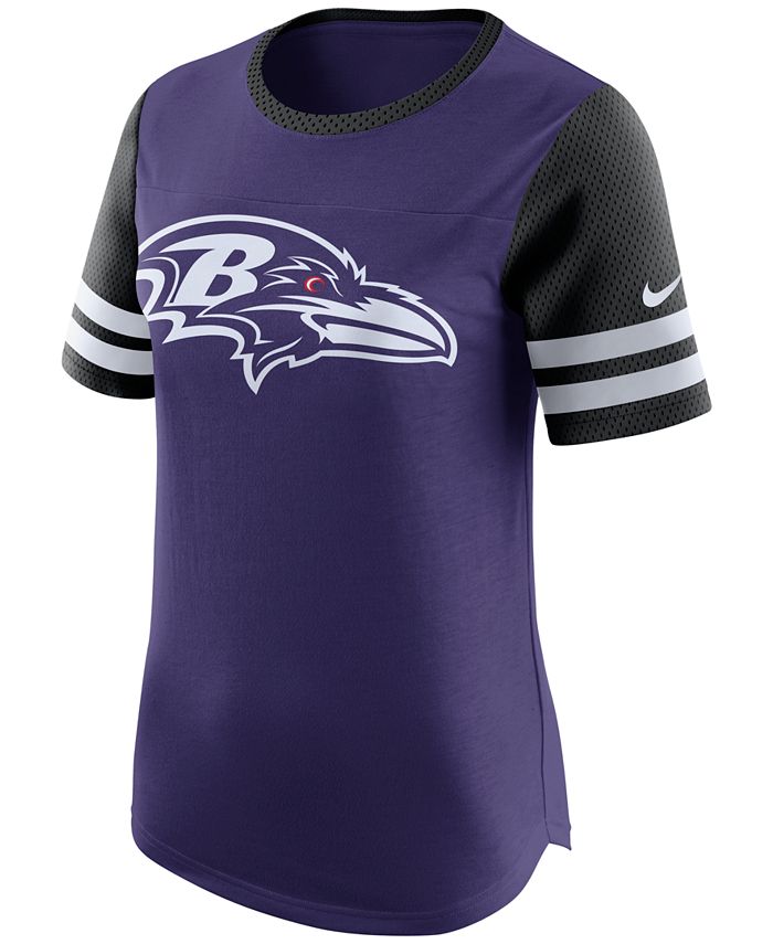Nike Women's Baltimore Ravens Gear Up Fan Top T-Shirt - Macy's