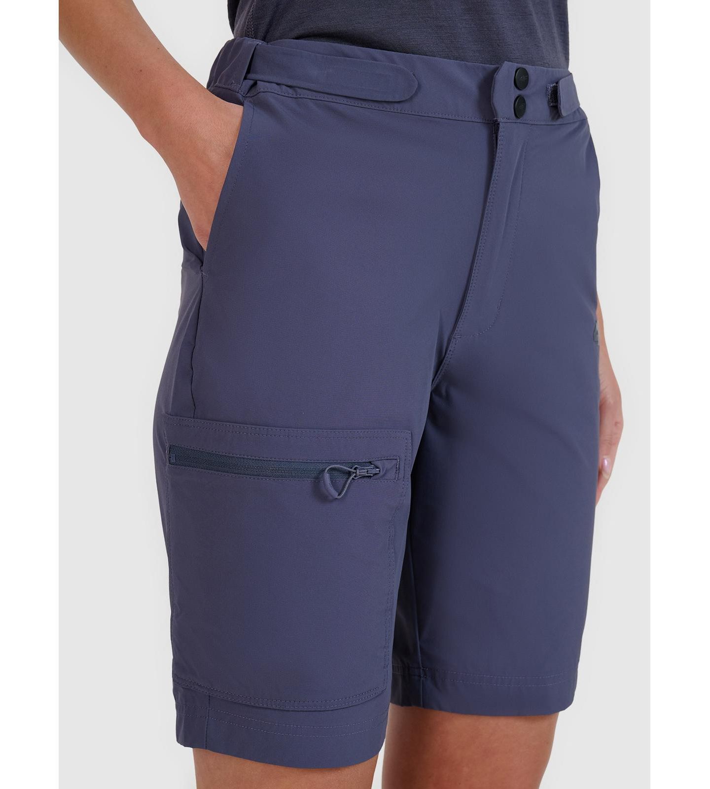 Женские шорты 4F Quick-Dry Trekking Regular, цвет: Антрацитовый — фото 4