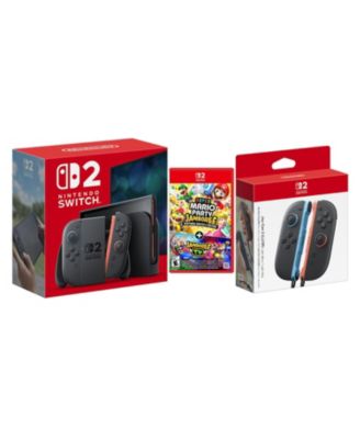 Switch 2 Console with Super Mario Party Jamboree and Extra Joy-Cons Bundle