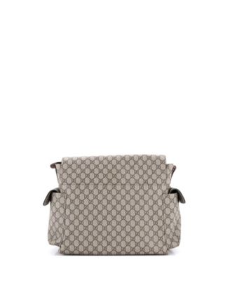 Diaper Bag GG Coated Canvas