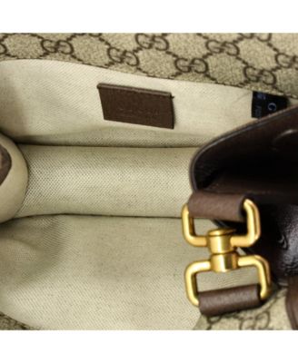 Small Neo Vintage Flap Messenger GG Coated Canvas