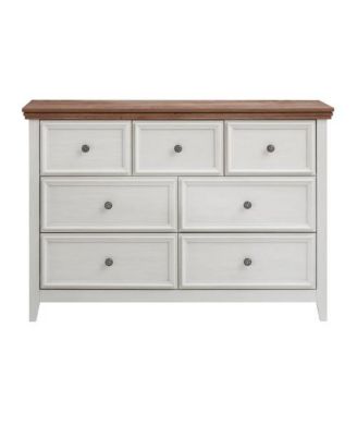 Rustic 3 Drawer Dresser Oak Finish Sturdy Construction for Bedroom Living Room Storage