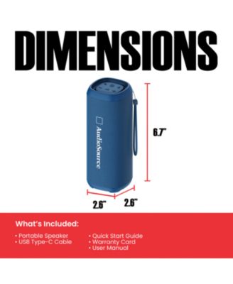 AS730 30W Portable Bluetooth Speaker w/ IP67 Waterproof & 12H Battery