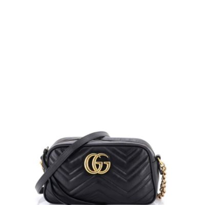 Small GG Marmont Shoulder Bag Matelasse Leather