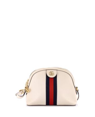 Small Ophidia Dome Shoulder Bag Leather