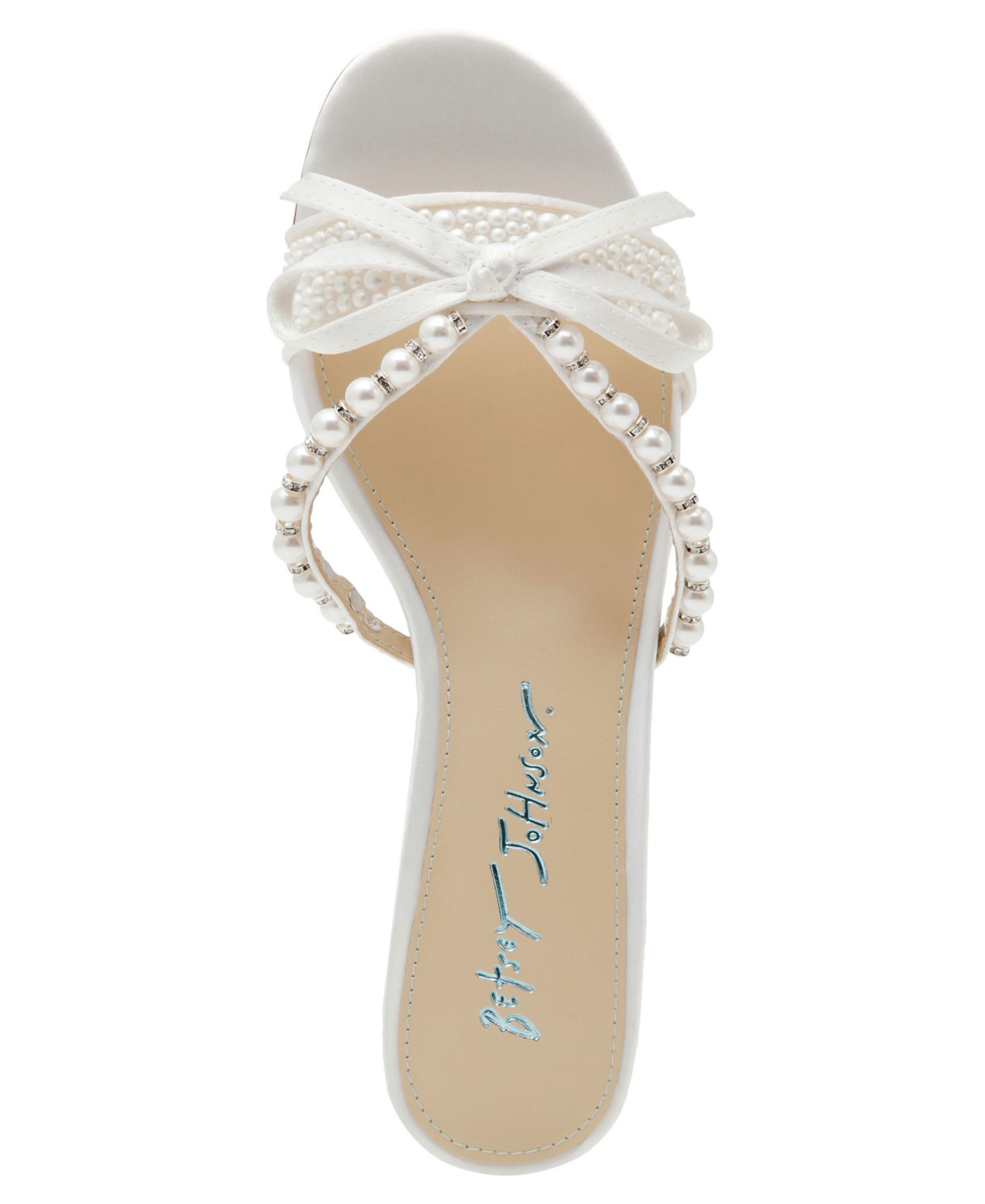 Женские сандалии Betsey Johnson Mandy Slip-On Evening, цвет: Жемчужный — фото 4