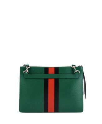 Large Messenger Bag Snake Printed Leather