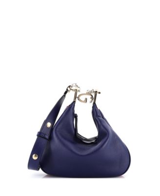 Small Attache Shoulder Bag Leather
