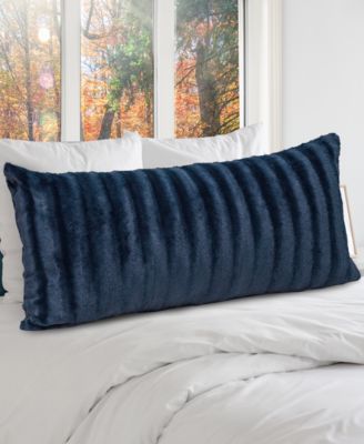 Textured Long Decorative Pillow, 18" x 40"