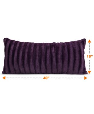Textured Long Decorative Pillow, 18" x 40"