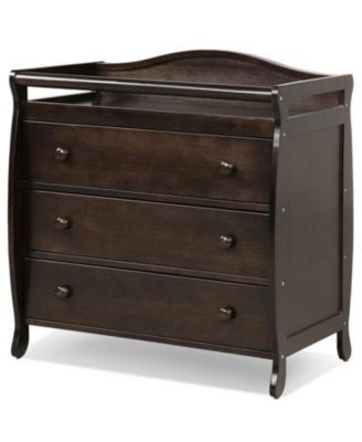 Baby Changing Table Infant Diaper with 3 Drawers and Safety Belt.