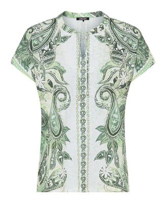 Women's Paisley Panneaux Print T-Shirt