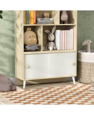 Kids Bookshelf and Toy Storage for Playroom, Children's Room